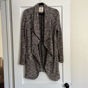 Pull&Bear, Large cardigan. Purple, black & white threads.
